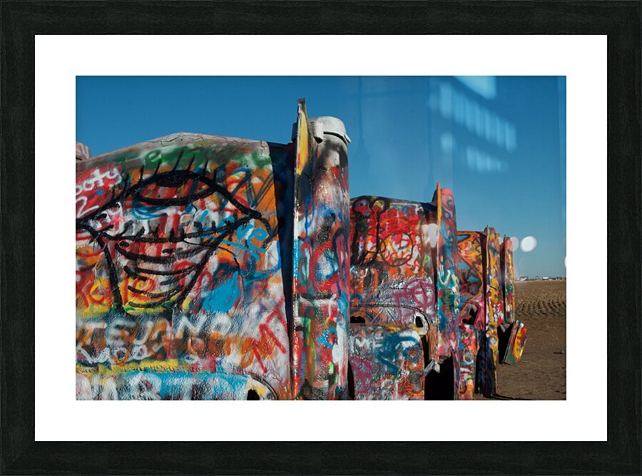 Cadillac Ranch 2 Picture Frame print