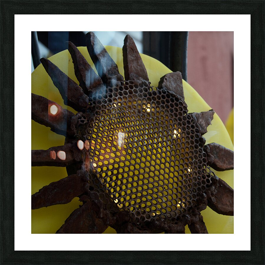 Metal Sunflower Picture Frame print