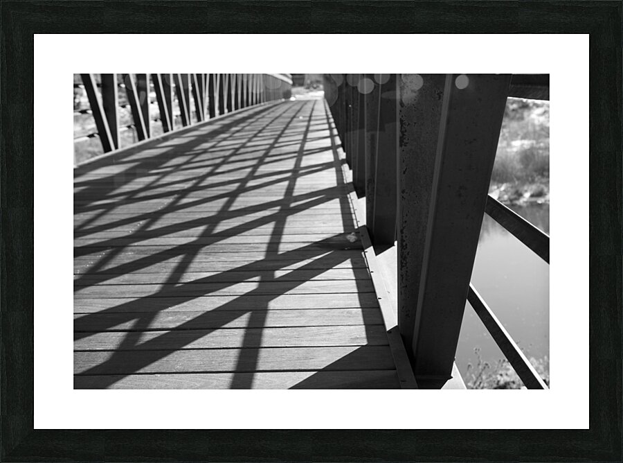 Bridge Shadows Picture Frame print