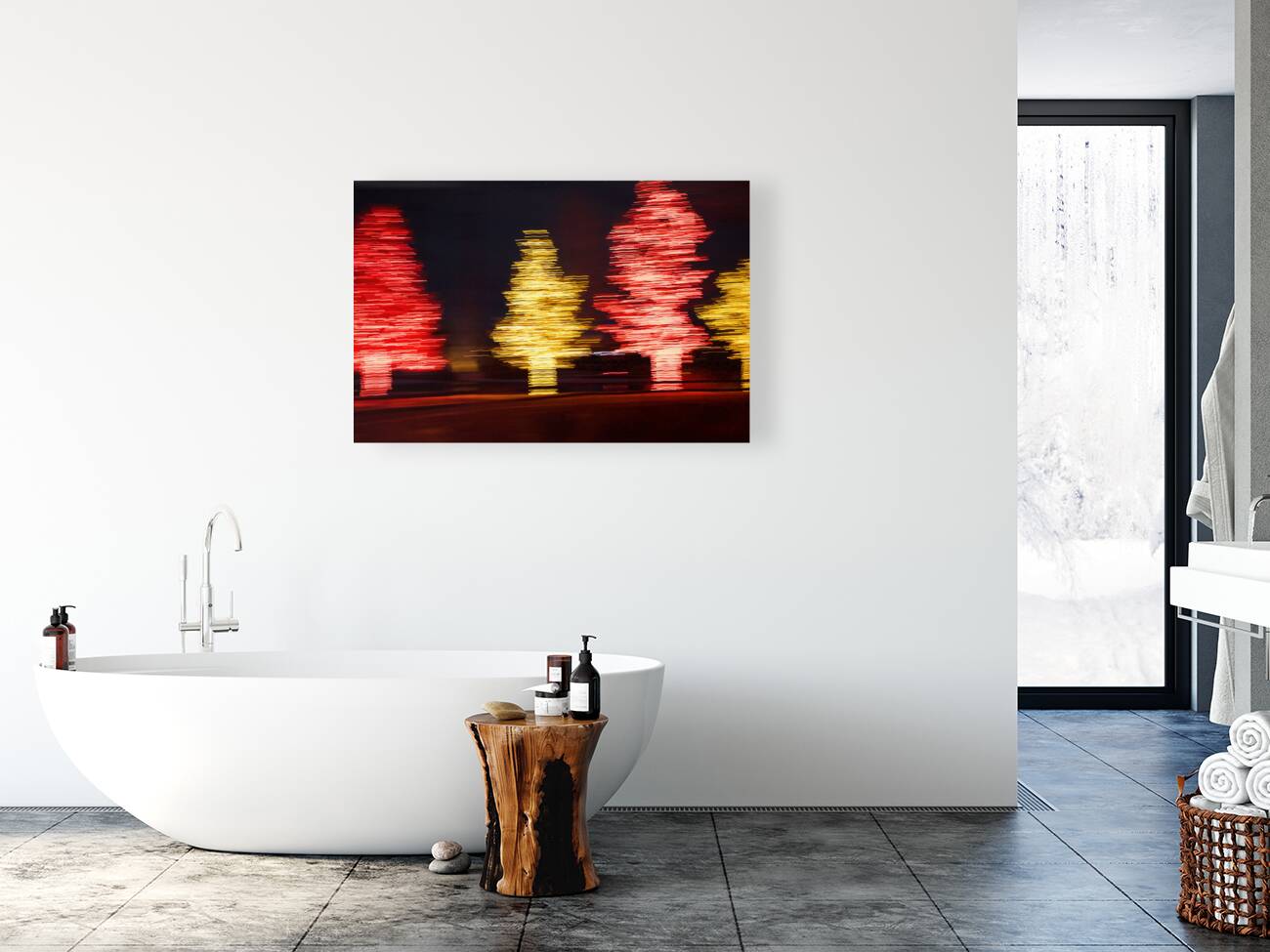 Christmas Tree Blur Reproduction