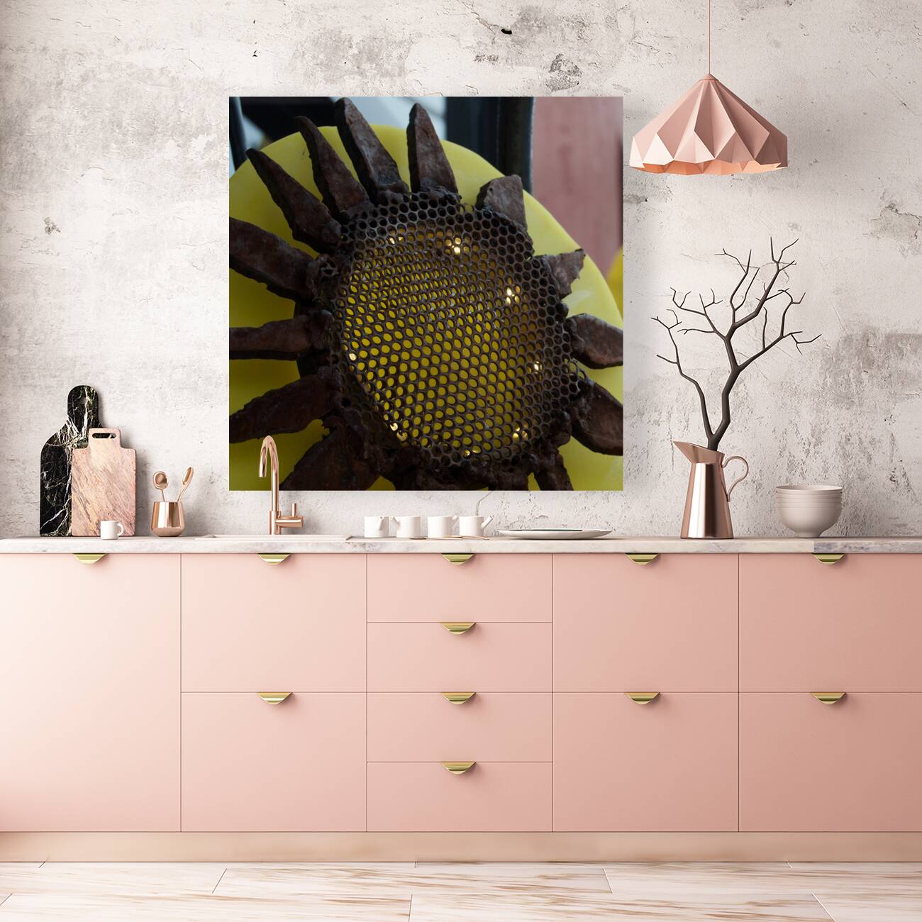 Metal Sunflower Reproduction