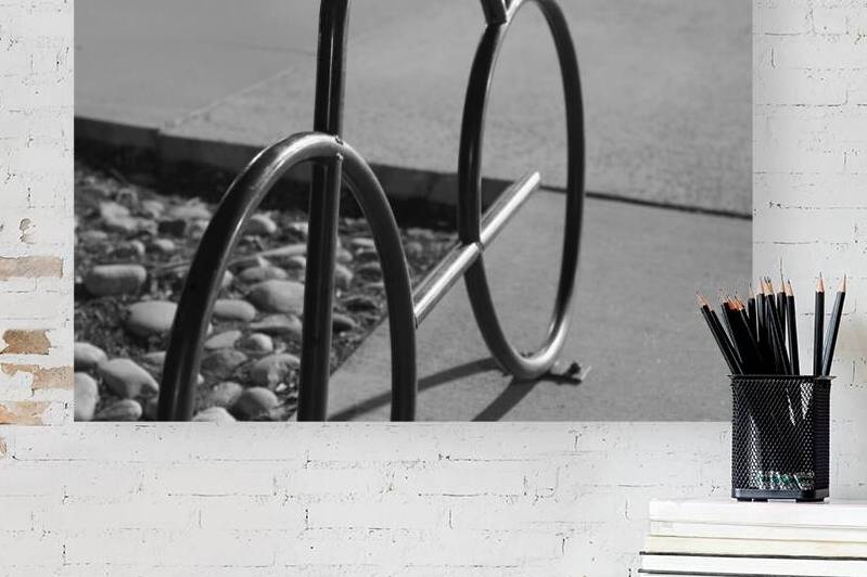 Bike-Shaped Bike Rack by John Becker Photography