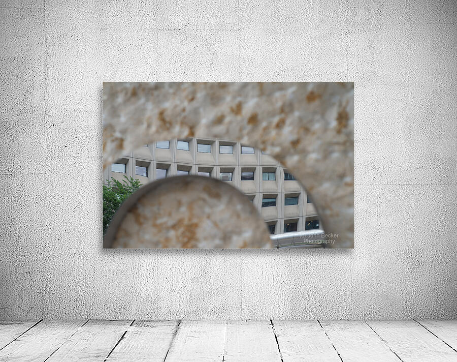 Building Reflected in Sign Wall Preview