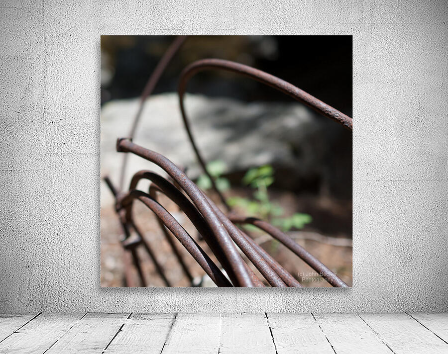 Rusty Curves Wall Preview