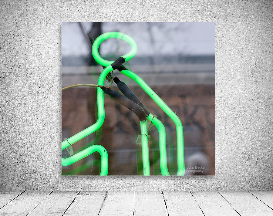 Neon Guy Wall Preview
