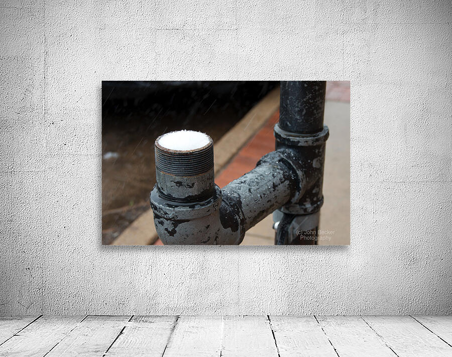 Snow in Pipe Wall Preview