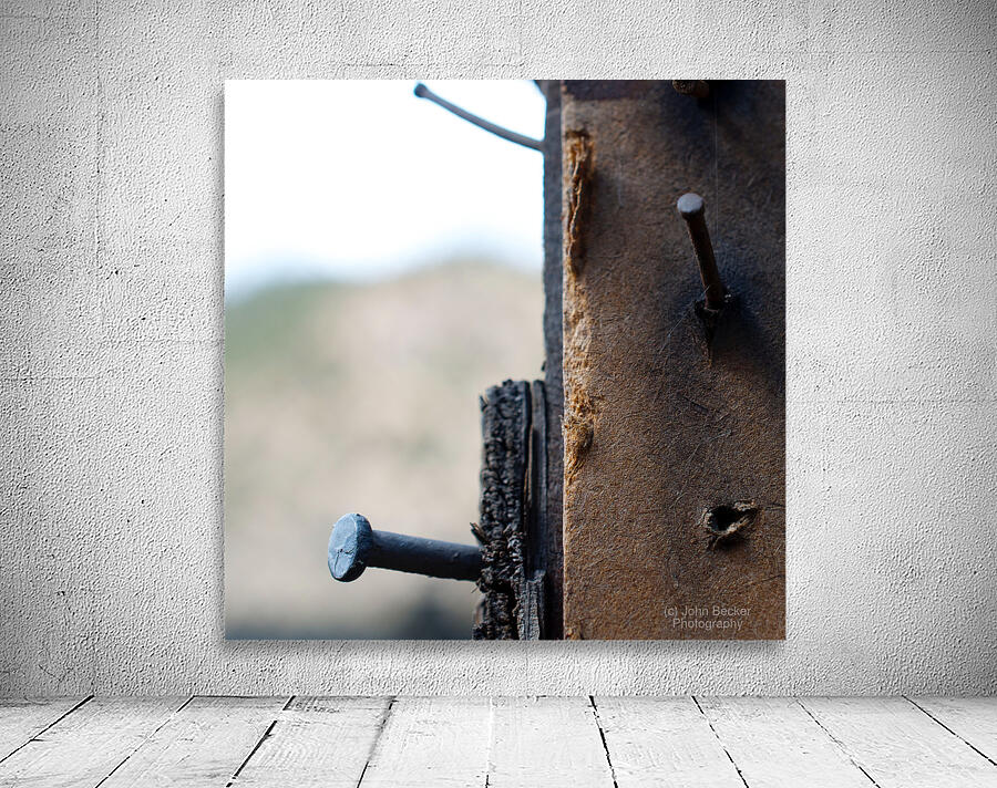 Nails in Wood Wall Preview