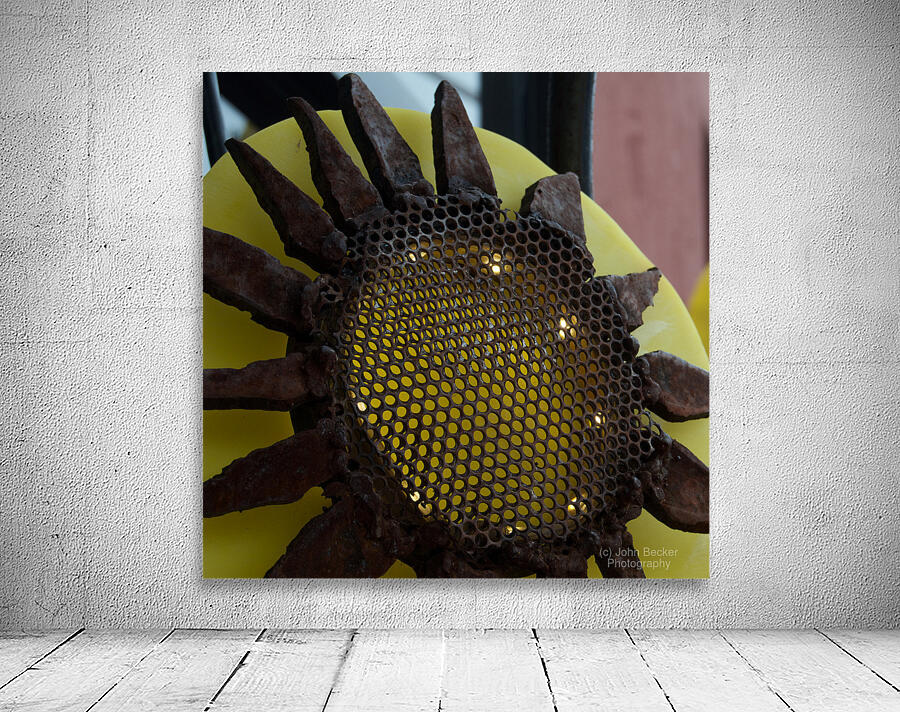 Metal Sunflower Wall Preview