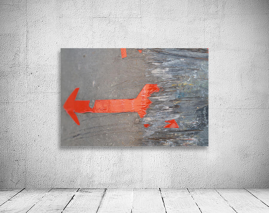 Scraped Arrow Wall Preview