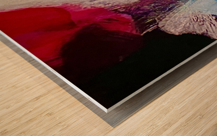 This is the place I live Wood print