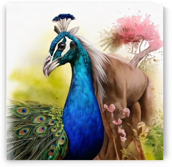 Firefly Create watercolors pictures for peacock w by Welcome Queens and Princess