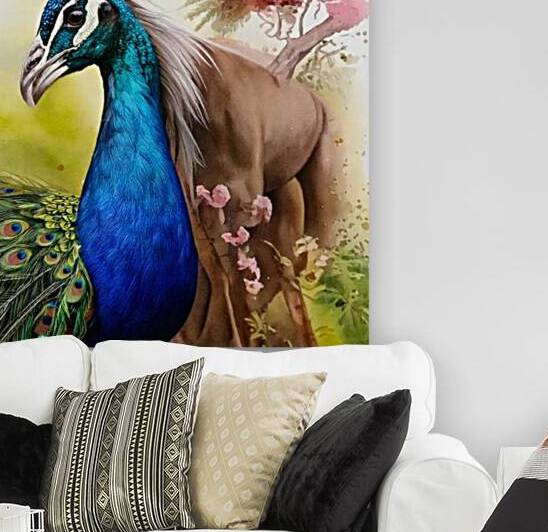 Firefly Create watercolors pictures for peacock w by Welcome Queens and Princess