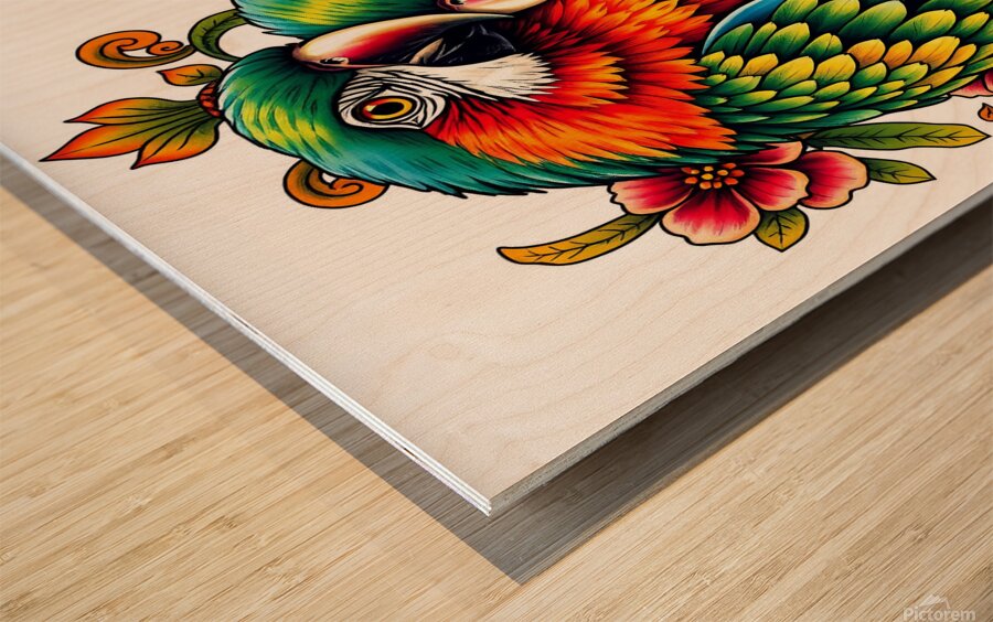 image Wood print