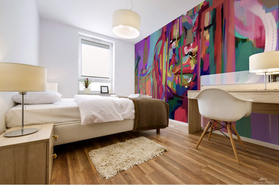 Afro Beauty Mural print