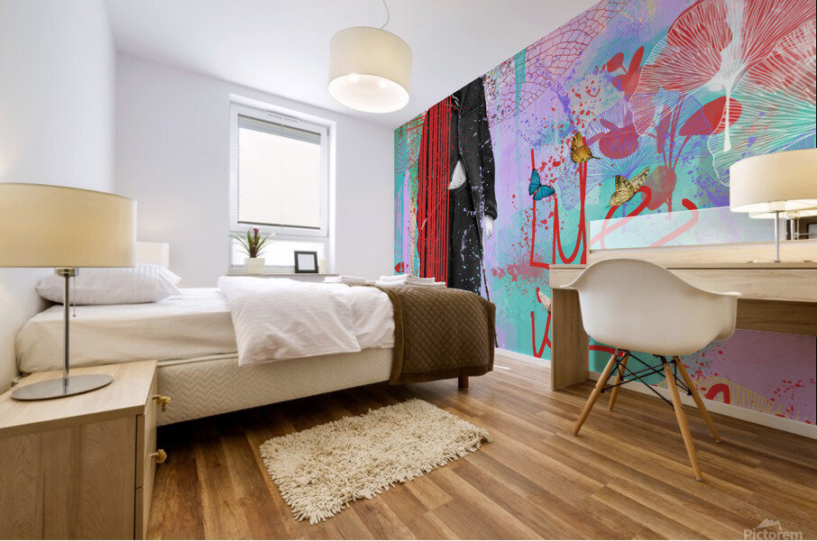 Smile Mural print