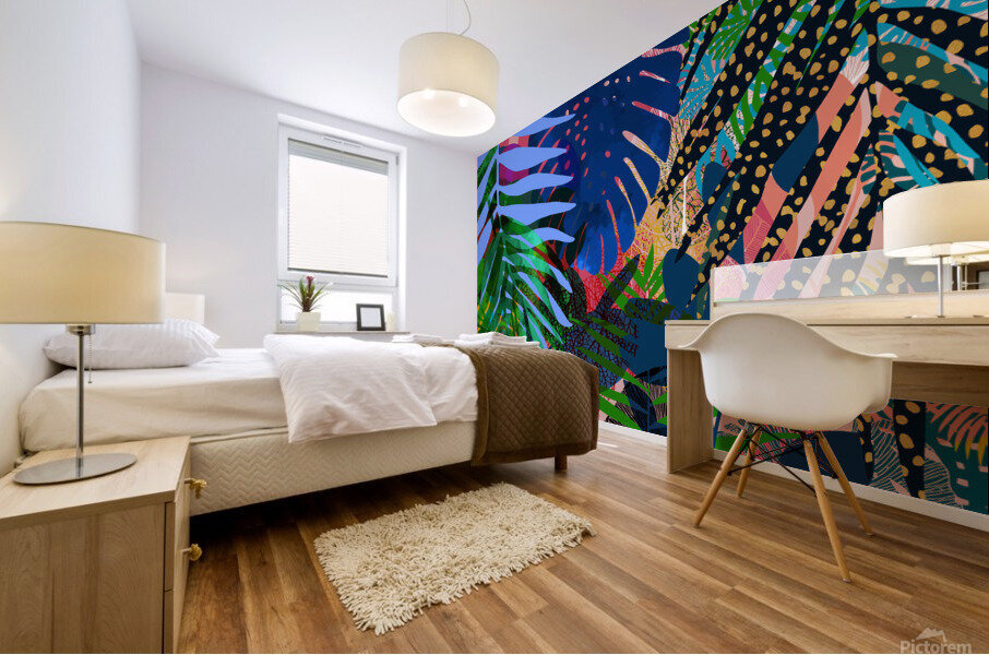 Verdant Medley Mural print