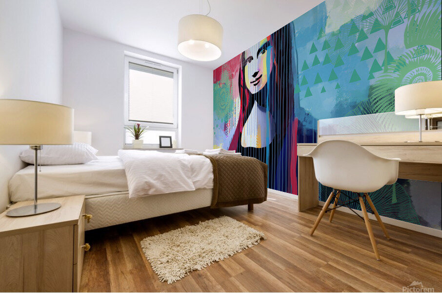 Mona Lisa Mural print