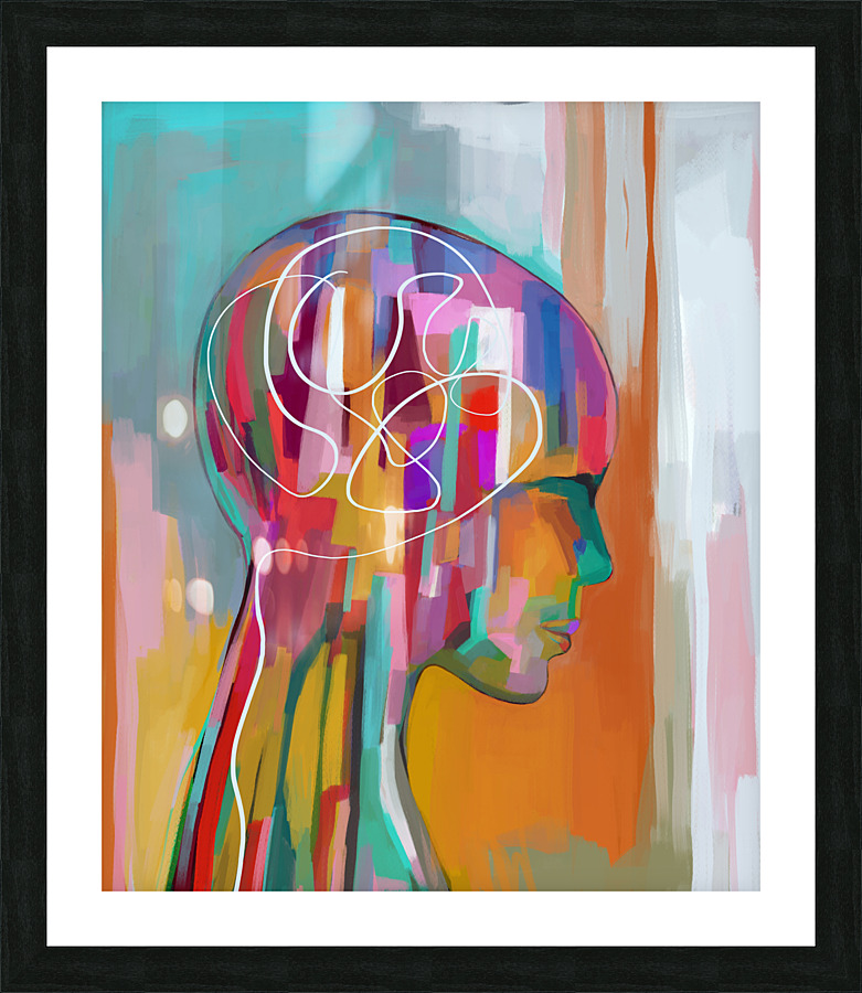 Complicated Picture Frame print