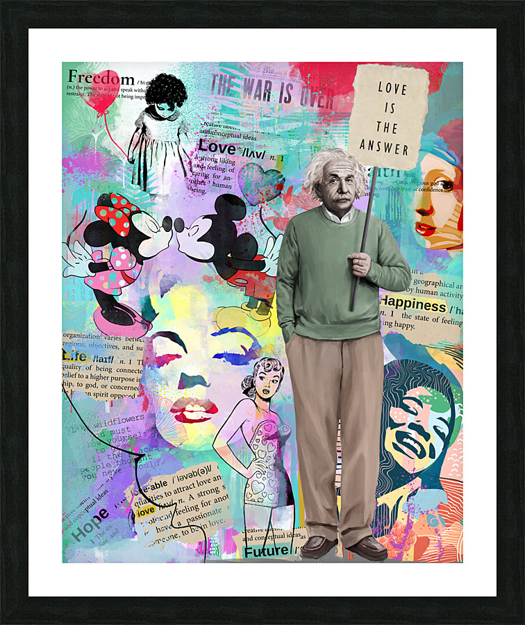 Love Is The Answer Picture Frame print