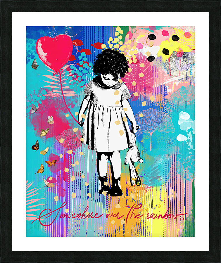 Somewhere over the rainbow Picture Frame print