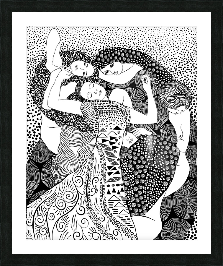 The virgin Picture Frame print