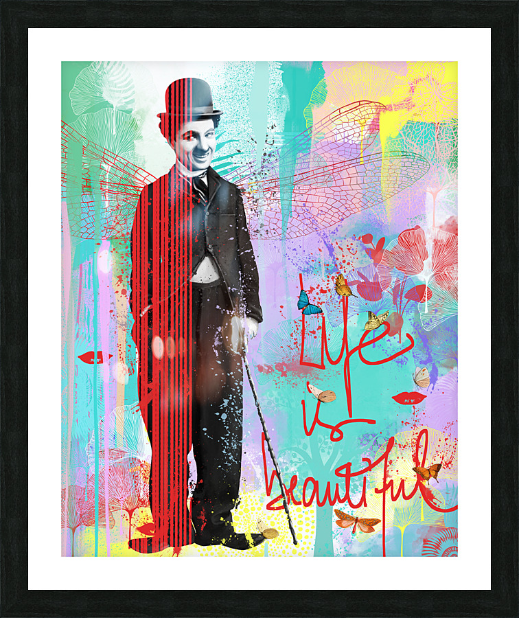 Smile Picture Frame print