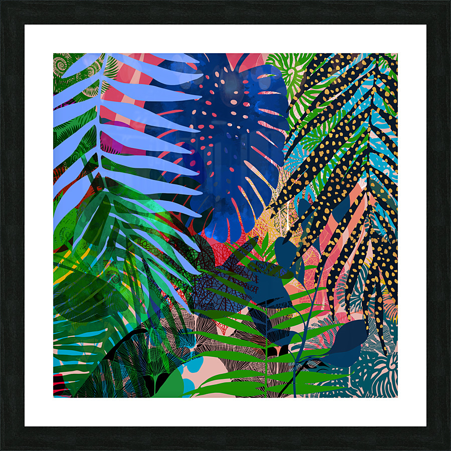 Verdant Medley Picture Frame print