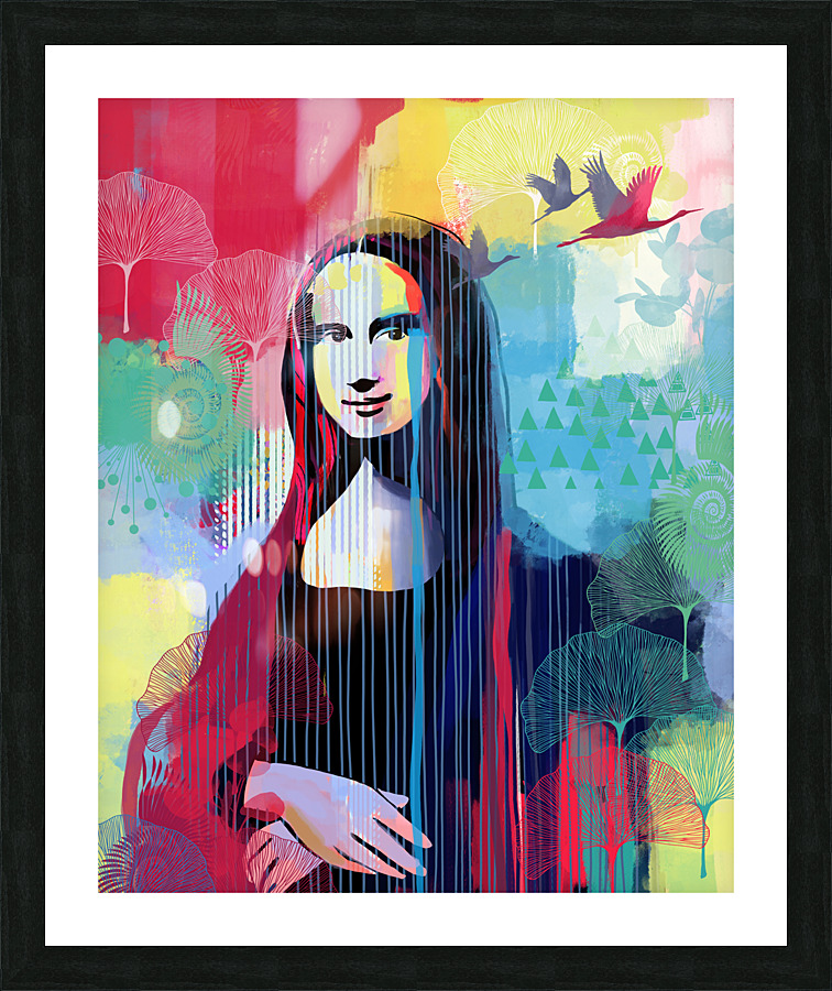Mona Lisa Picture Frame print