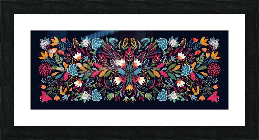 Frida s Garden Picture Frame print
