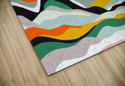 Abstract landscape Cats And Dotz puzzle