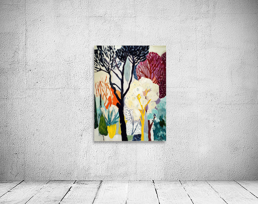 Dreamscape trees Wall Preview