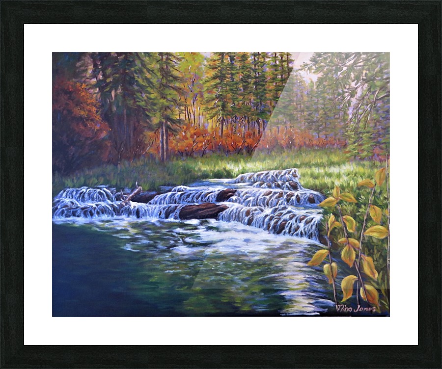Serene Place Picture Frame print