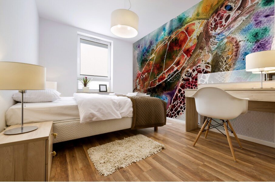 Sea Turtle 2 Mural print