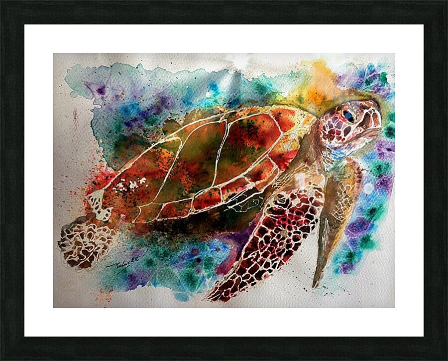 Sea Turtle 2 Picture Frame print