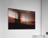 Sunset With Rock Acrylic Print