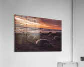 Turtles Sunset Horizontal Acrylic Print
