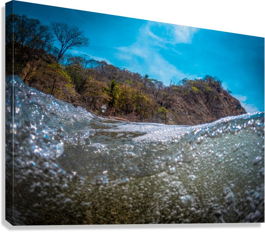 Wave At Izquierda  Canvas Print