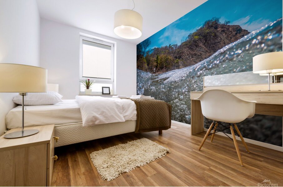 Wave At Izquierda  Mural print
