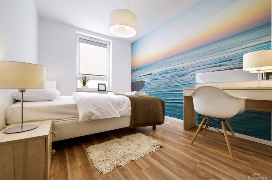 River Meets Beach Mural print