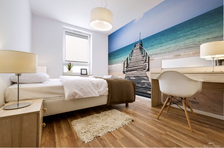 Paradise Dock on Koh Samet Mural print