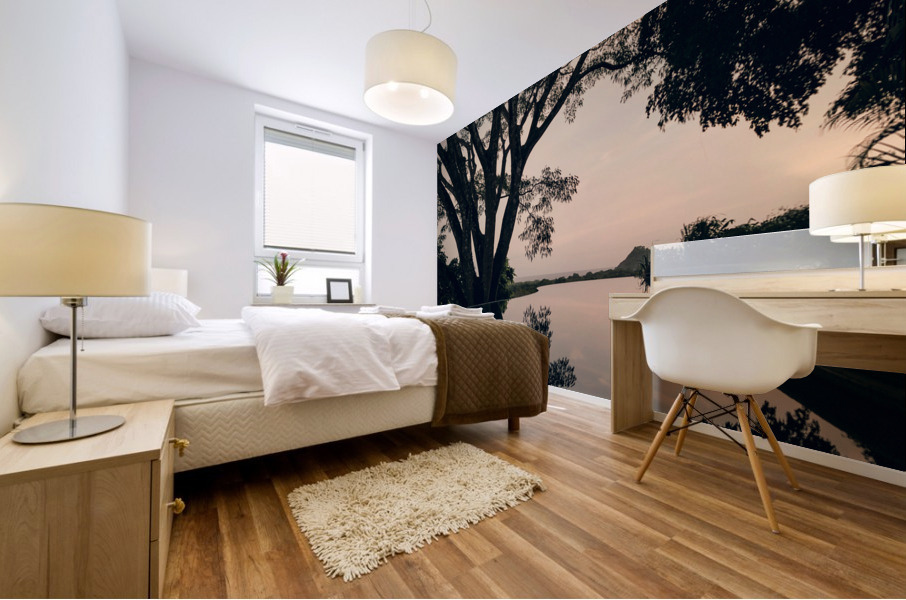 Infinity Pool Sunset Mural print