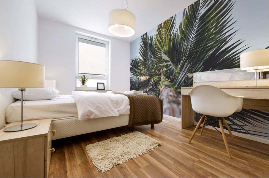 Up Palm 12 Mural print