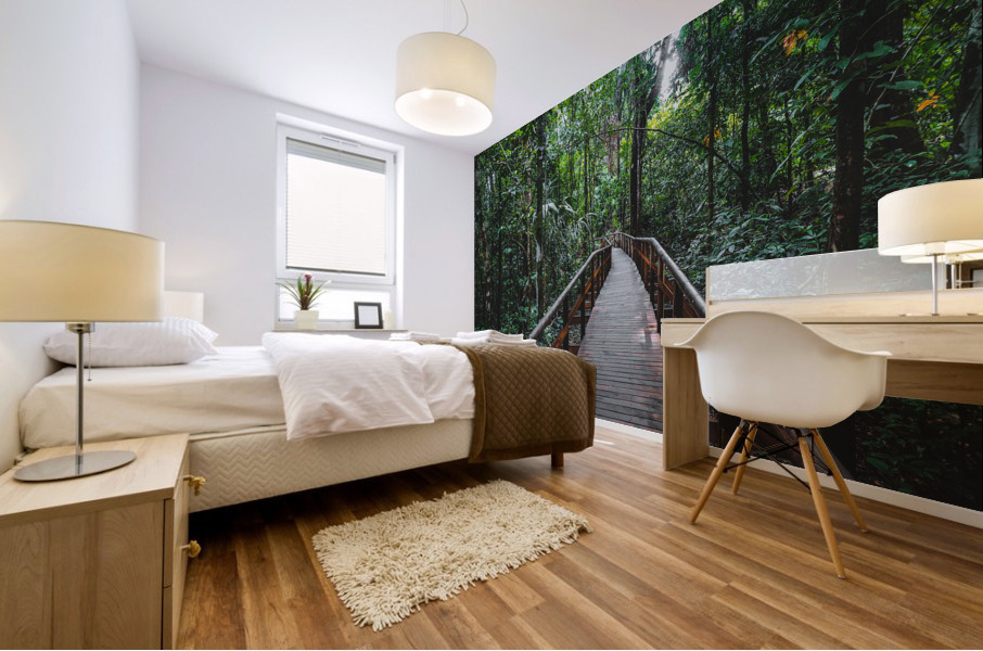 Path Through Jungle Horizontal Mural print
