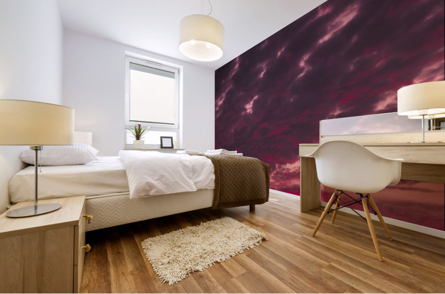 Cotton Candy Sky Mural print