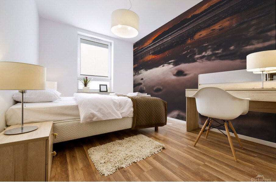 Sunset Reflection Mural print