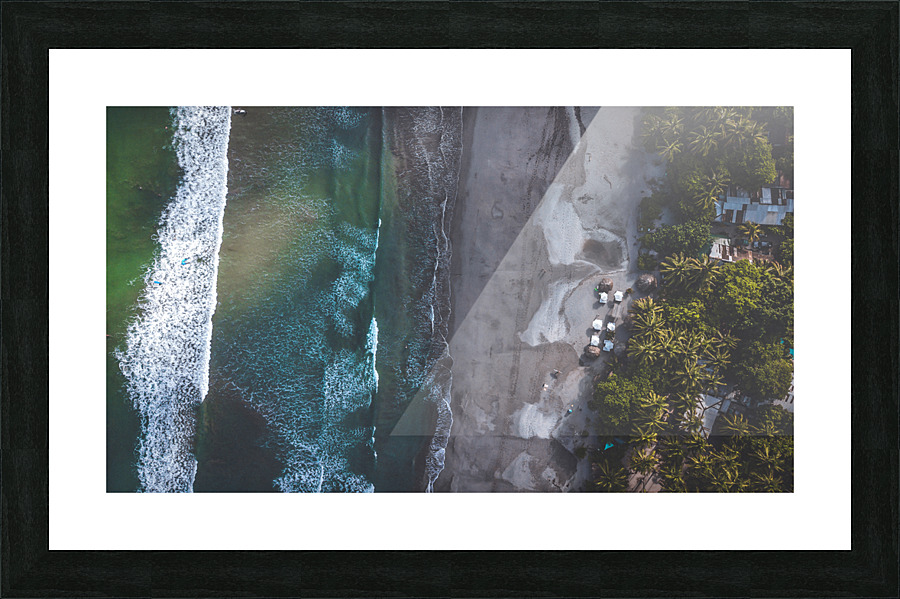 Playa Samara Shore Picture Frame print