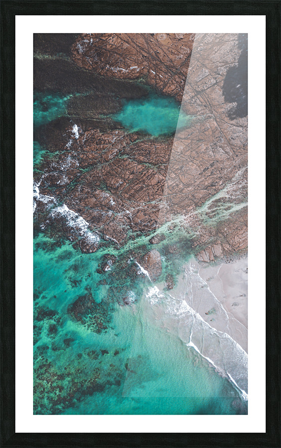 Samara Tide Pools Picture Frame print