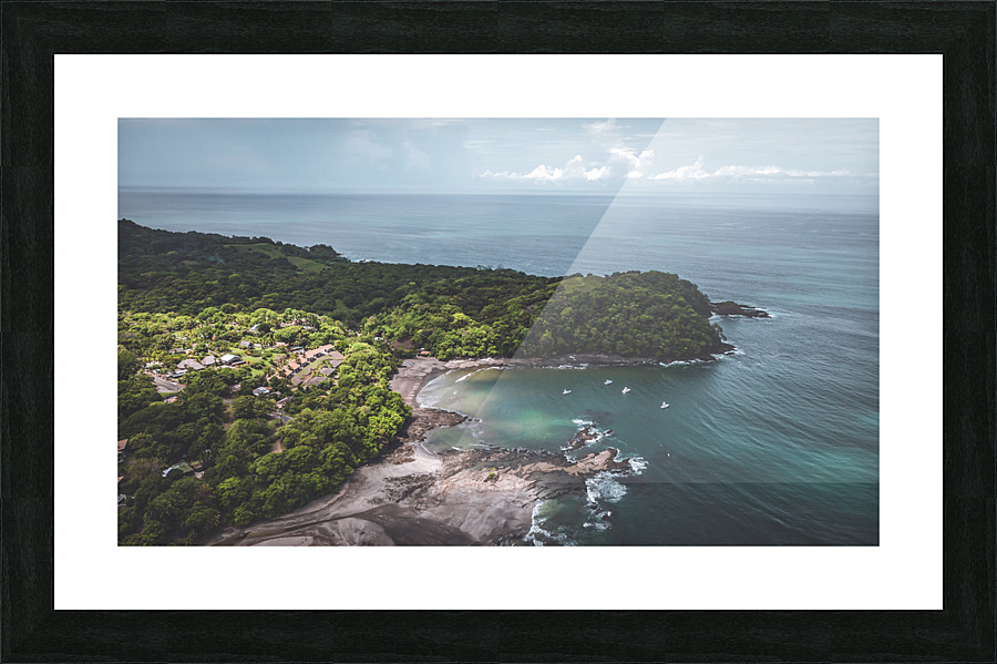 Playa Carrillo Bay Picture Frame print