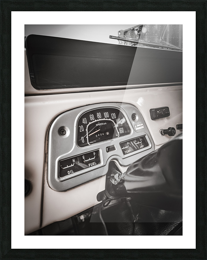 Land Cruiser Cluster Picture Frame print