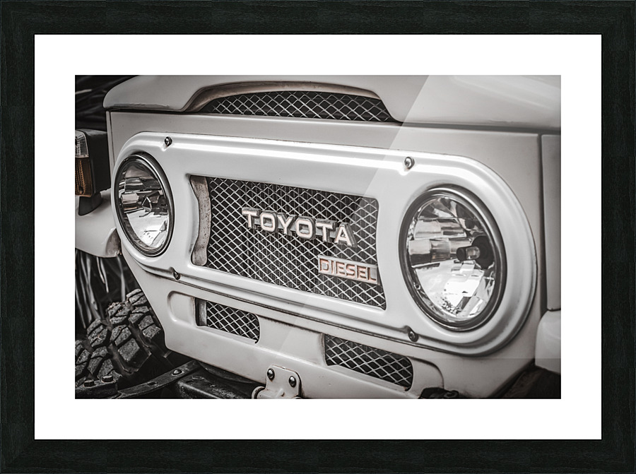 Land Cruiser Grill Picture Frame print